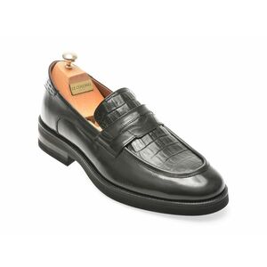 Mocasini casual LE COLONEL negri, 69407, din piele naturala imagine