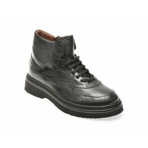 Ghete casual LE COLONEL negre, 70011, din piele naturala imagine