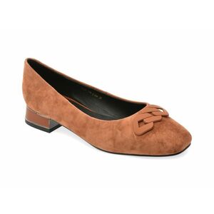 Pantofi casual EPICA maro, 6296, din piele intoarsa imagine