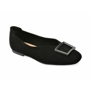 Pantofi casual EPICA negri, V1200, din piele intoarsa imagine