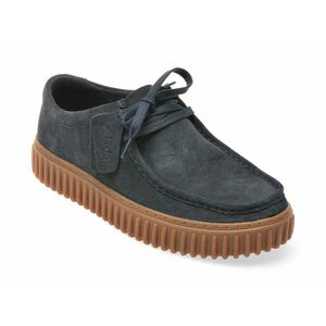 Mocasini casual CLARKS bleumarin, TORHLO, din piele intoarsa imagine