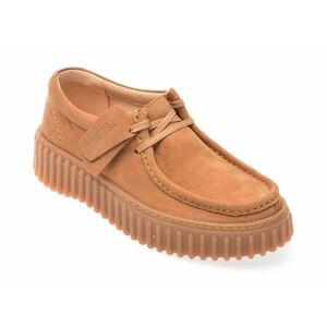 Mocasini casual CLARKS maro, TORHBEE, din nabuc imagine