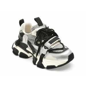 Pantofi casual GRYXX argintii, 8065, din material textil imagine