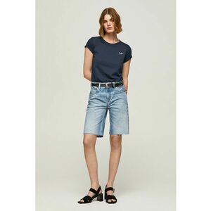 Pantaloni scurti relaxed fit din denim imagine