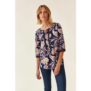 Bluza cu imprimeu floral si maneci 3/4 Mizuria imagine