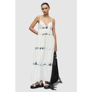 Rochie evazata cu model tie-dye imagine