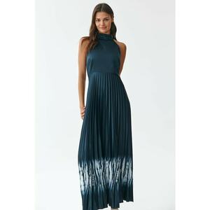 Rochie maxi cu terminatie plisata imagine