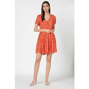 Rochie mini evazata cu model floral Sofie imagine