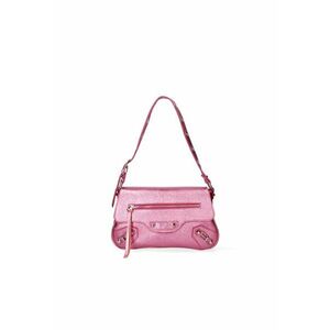 Geanta crossbody de piele cu tinte imagine