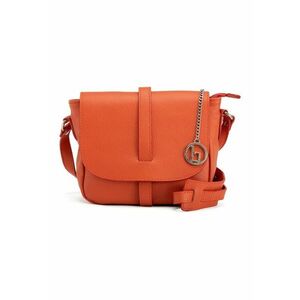 Geanta crossbody de piele cu aspect marmorat imagine