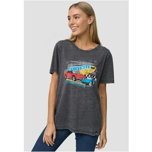 Tricou de bumbac cu imprimeu Corvette Multiple 4029 imagine