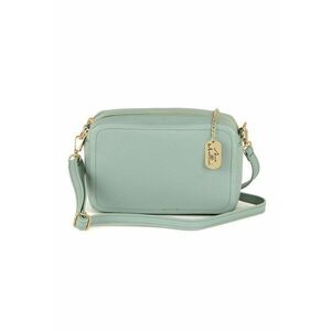 Geanta crossbody de piele cu aspect granulat imagine