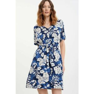 Rochie evazata cu imprimeu floral imagine