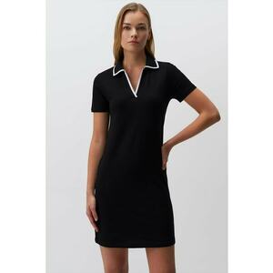 Rochie polo din amestec de bumbac imagine