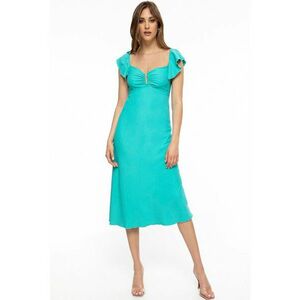 Rochie midi cu maneci evazate imagine