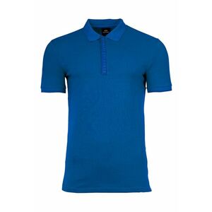 Tricou polo slim fit din amestec de bumbac imagine