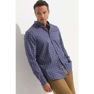 Camasa Oxford regular fit in carouri imagine