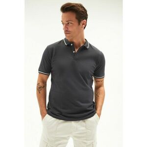 Tricou polo cu margini contrastante imagine