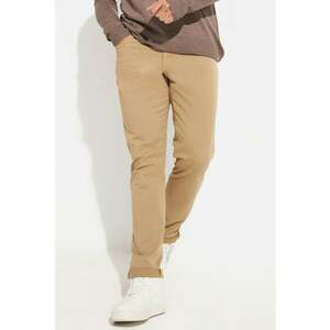 Pantaloni slim fit din amestec de bumbac imagine