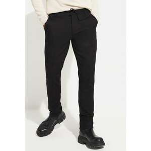 Pantaloni slim fit din amestec de bumbac imagine