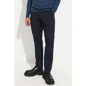 Pantaloni slim fit din amestec de bumbac imagine