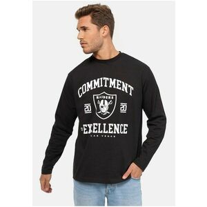 Bluza unisex relaxed fit de trening din bumbac organic NFL Raidere Commitment To Excellence 6287 imagine