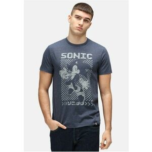 Tricou cu decolteu la baza gatului Sonic The Hedgehog Mono Japan 5471 imagine