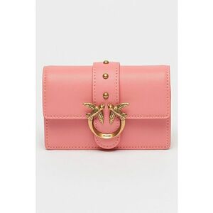 Geanta crossbody de piele cu clapa Love Micro imagine