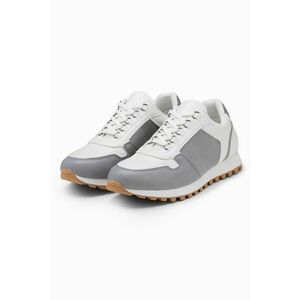 Pantofi sport low-cut cu garnituri din piele ecologica imagine