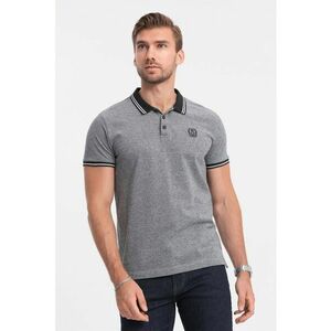 Tricou polo cu garnituri contrastante imagine