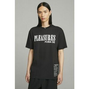 Tricou relaxed fit Pleasures Typo imagine