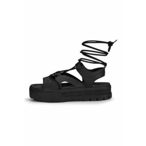 Sandale flatform de piele si piele ecologica Mayze imagine