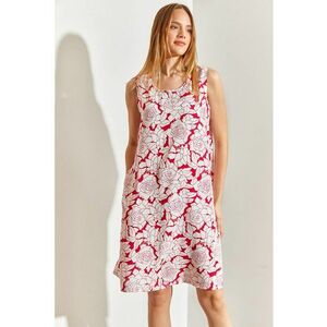 Rochie dreapta cu model floral imagine