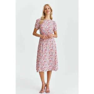 Rochie evazata cu model floral imagine