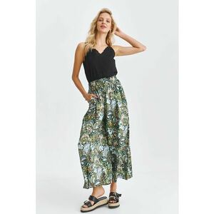 Pantaloni cu talie elastica - croiala ampla si model imagine