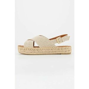 Sandale-espadrile cu barete incrucisate imagine