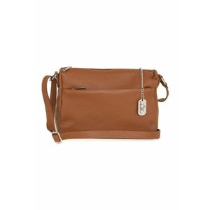 Geanta crossbody din piele cu textura granulata imagine