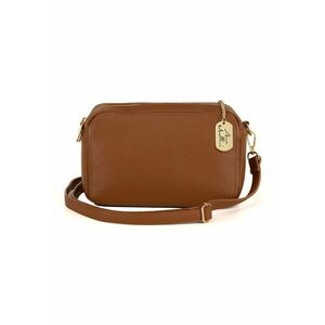 Geanta crossbody de piele cu aspect granulat imagine