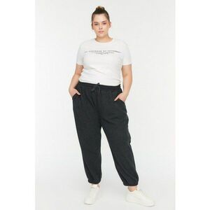 Pantaloni de trening plus size cu buzunare oblice imagine