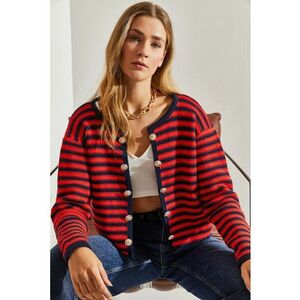 Cardigan crop cu nasturi imagine