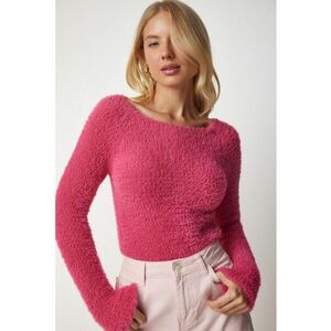 Pulover dama 1386037871 - Poliester - S INTL - Fucsia imagine