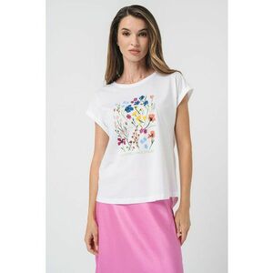 Tricou cu imprimeu floral imagine