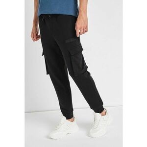 Pantaloni cargo din amestec de bumbac - pentru antrenament imagine