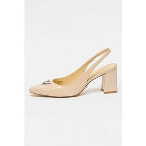 Pantofi slingback cu aspect lacuit imagine