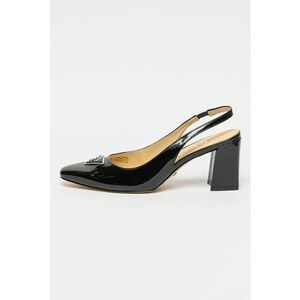 Pantofi slingback cu aspect lacuit imagine