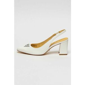 Pantofi slingback cu aspect lacuit imagine