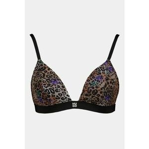 Sutien triunghiular cu animal print imagine