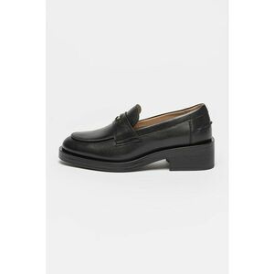 Pantofi loafer de piele cu logo metalic imagine