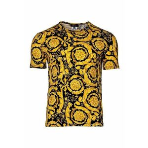 Versace tricou bărbați, culoarea negru imagine