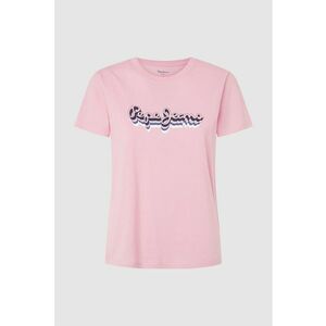 Tricou de bumbac cu imprimeu logo imagine